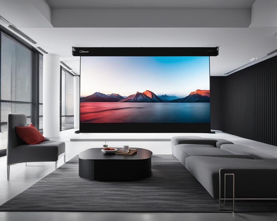 contrast ratio of Optoma gaming projector